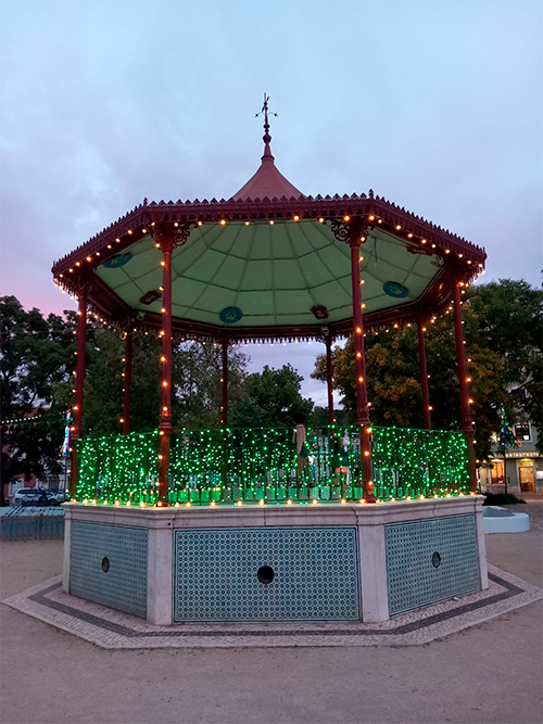 Coreto do Jardim da Piedade nas Festas dos Santos Populares.